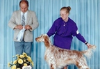 Melissa with her top winning dog as a junior handler.